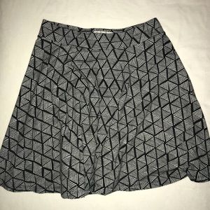Black and white skirt